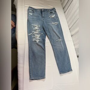American Eagle Outfitters Blue Distressed Jeans
